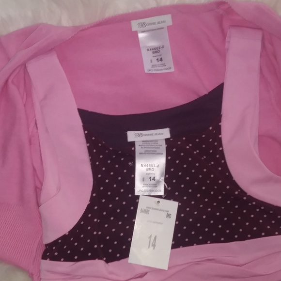 Bonnie Jean cropped sweater and dress set - Picture 7 of 8